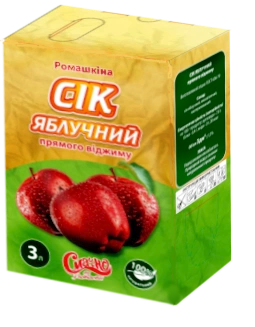 Купити сік Яблучний сік від Ромашкіна